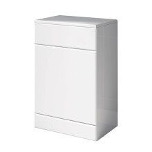 Nes Home Back To Wall White Gloss WC Unit W500mm x D330mm