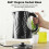 Tower Tower Sonar Black Kettle, 2 Slice Toaster & 800W 20L Microwave Set 4