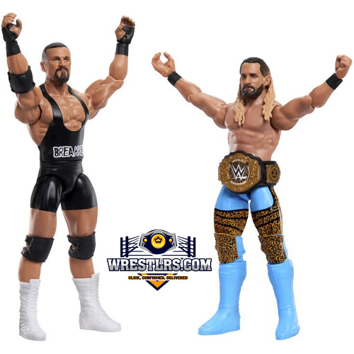WWE Mattel WWE Hauptkampf Showdown Bron Breakker vs Seth 'Freakin' Rollins 2-Pack 1