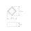 CGC Square Black & White LED Wall Or Ceiling Light 2