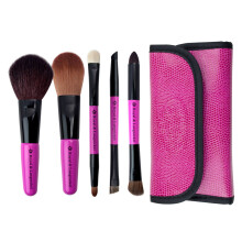 BTRAVEL-PK | Brush Essentials Pink 6pc Travel Kit