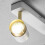 CGC White and Brushed Gold Two Head Adjustable Ceiling Spot Light Bar 7