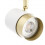 CGC White and Brushed Gold Two Head Adjustable Ceiling Spot Light Bar 8