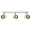 CGC White & Brushed Gold Three Head Adjustable Ceiling Spot Light Bar 5