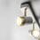 CGC White & Brushed Gold Three Head Adjustable Ceiling Spot Light Bar 8