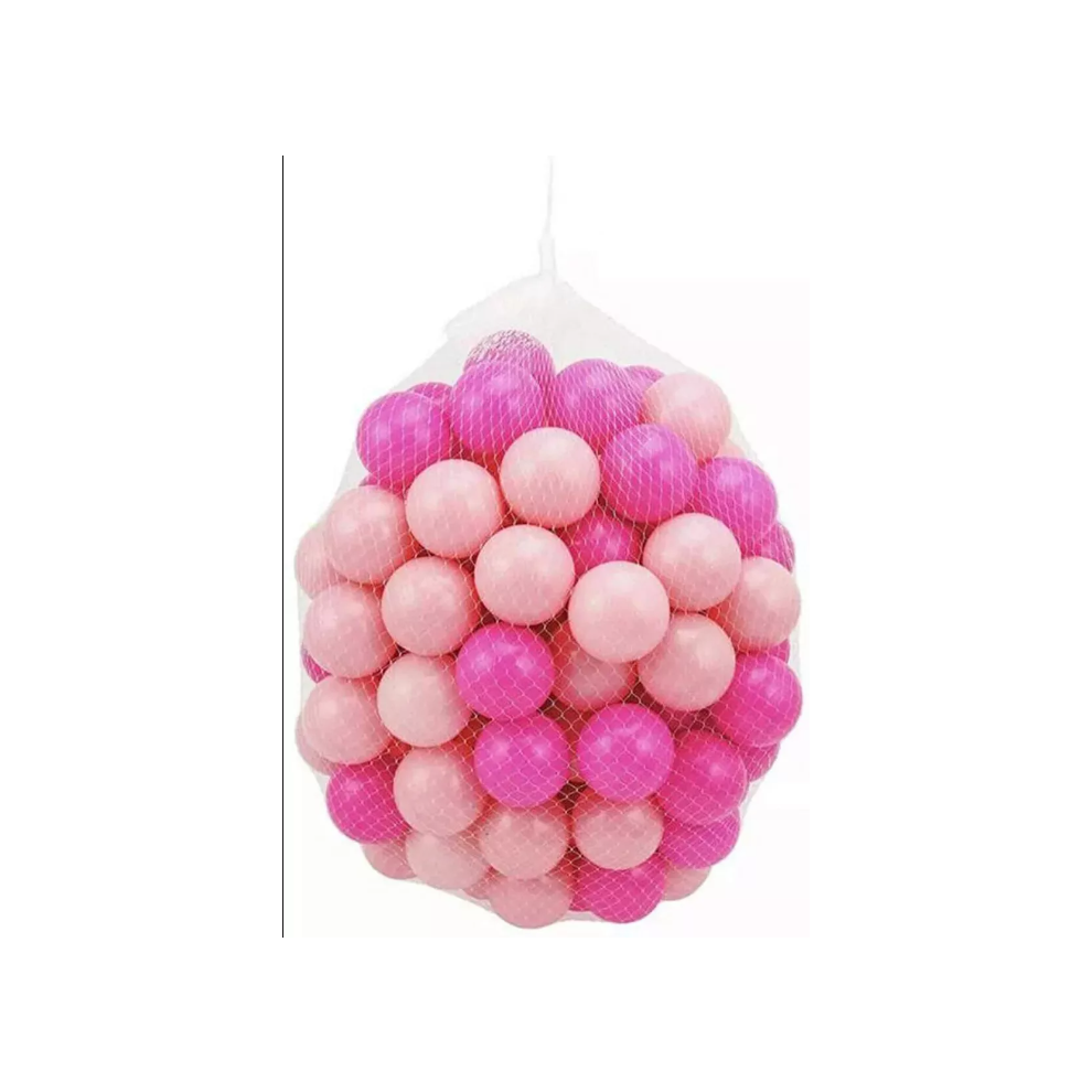 (Pink) 100 x Kids Baby Play Balls Pool Ball Toys Mutlti