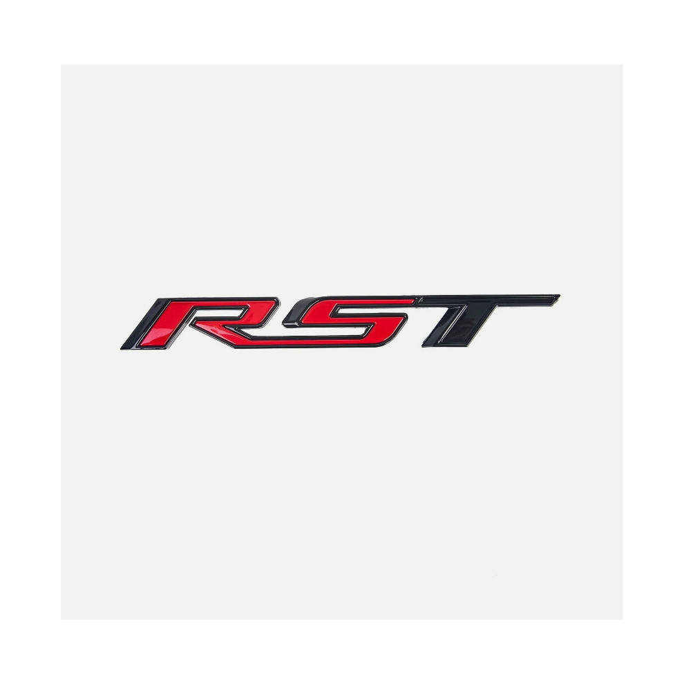 Rst Tailgate Emblem Oem Gm Chevrolet Silverado Tahoe Yukon Red/Black 4142340563633