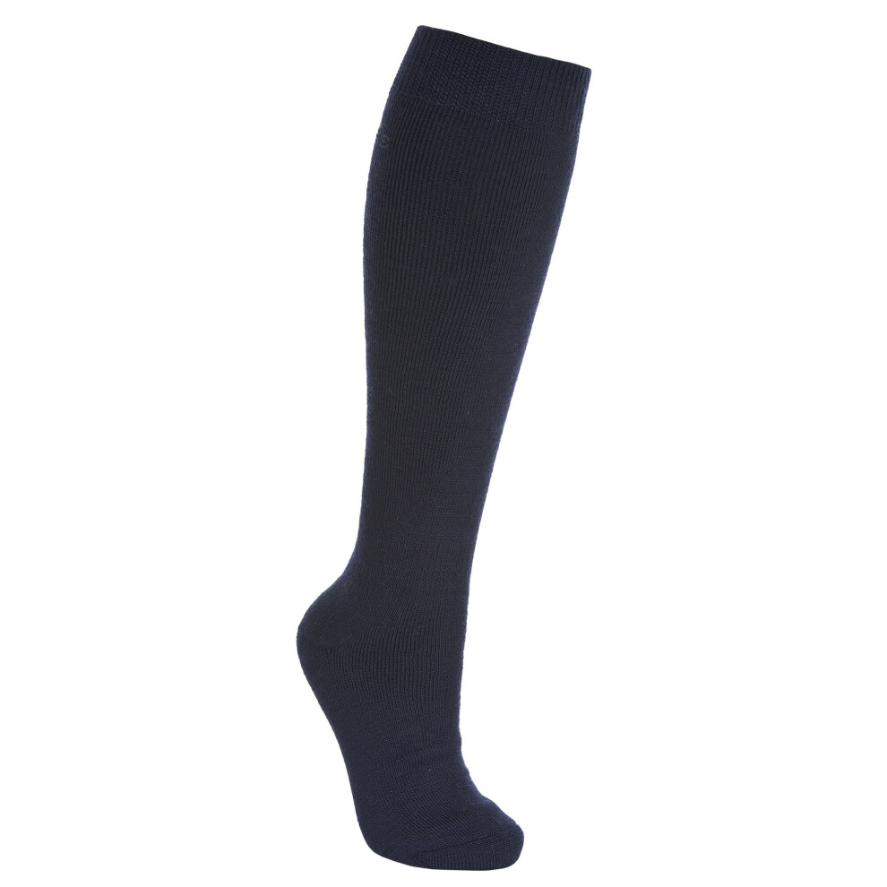 Trespass Adults Unisex Tech Luxury Merino Wool Blend Ski Tube Socks - Navy - Size: 3/6 uk