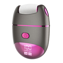 Éliminateur électrique de callosités pour pieds – Lime à pieds rechargeable avec têtes à rouleaux pour le soin des pieds