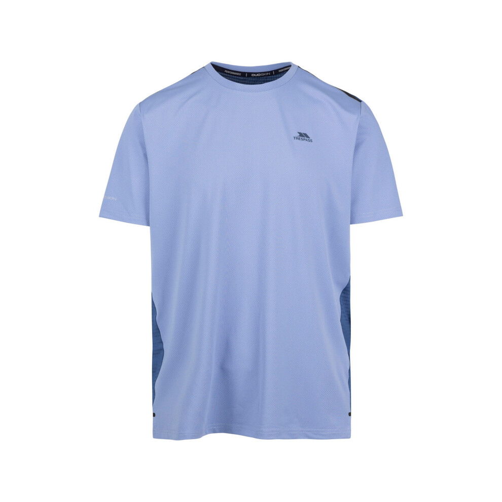 Men's Trespass Mens Chilway TP75 Active Top - Blue - Size: 38/Regular