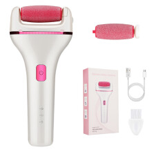 (Rose) Lime à callosités pour pieds – outils de pédicure, brosse exfoliante pour peau sèche et peau morte