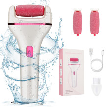 (Rose) Éliminateur électronique de callosités, éliminateur électrique pour pieds, grinder pour pieds, aiguiseur, outil de pédicure