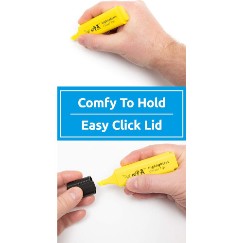 12PA 8 Chisel Tipped Highlighters 2