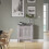 Joolihome Radiator Cover White Modern MDF Vertical Slats 9