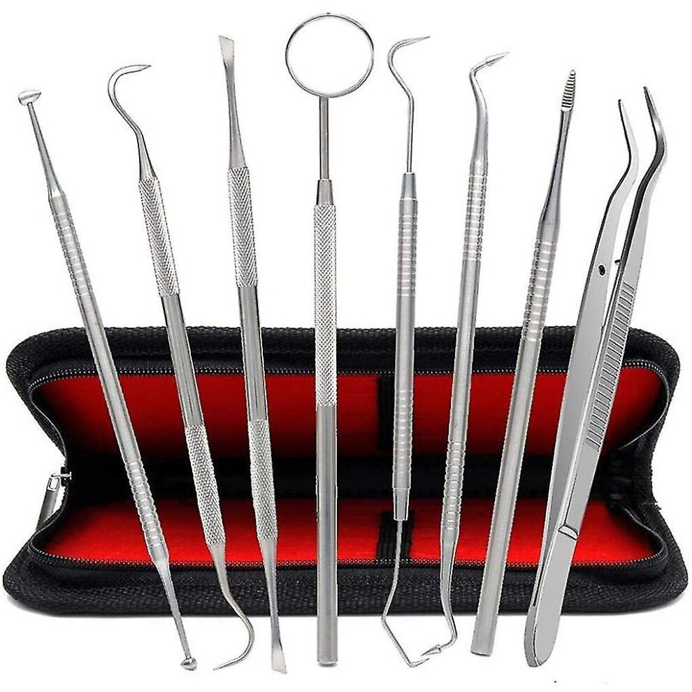 8-piece Set Dental Care Set,stainless Steel Dentist Instrument,dental Tools