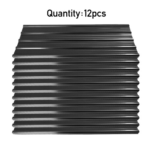 Living And Home Set of 12 Steel Corrugated Panels