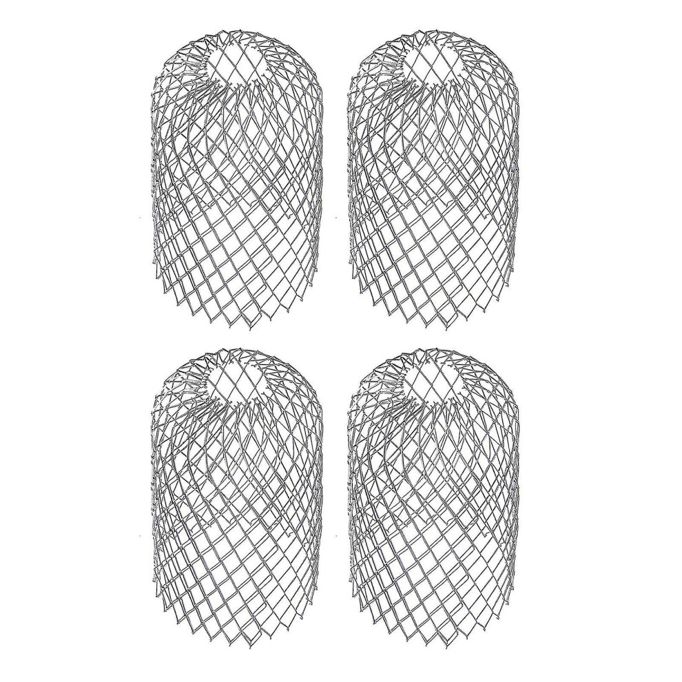 4pcs Stainless Steel Gutter Guard Convenient Fine Mesh Downpipe Protection Gutter Sieve For Outdoor