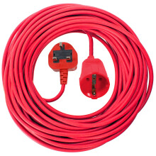 10m Mains Power Cable for WORX Lawnmower Strimmer Trimmer Chainsaw UK 3 Pin Plug