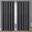 (GREY, 66" Width x 90" Drop) Ready Made Eyelet Silver & Grey Blackout Curtains 1