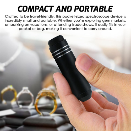 Handheld diffraction spectrometer,Pocket Grating Gem Spectrometer 2