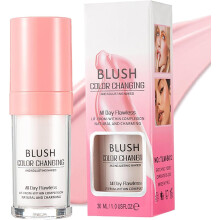 Colour Changing Blush, Colour Changing Mature Skin Blush, All Day Flawless Colour Change Liquid Blush, Changing and Adjusting Naked Complexion