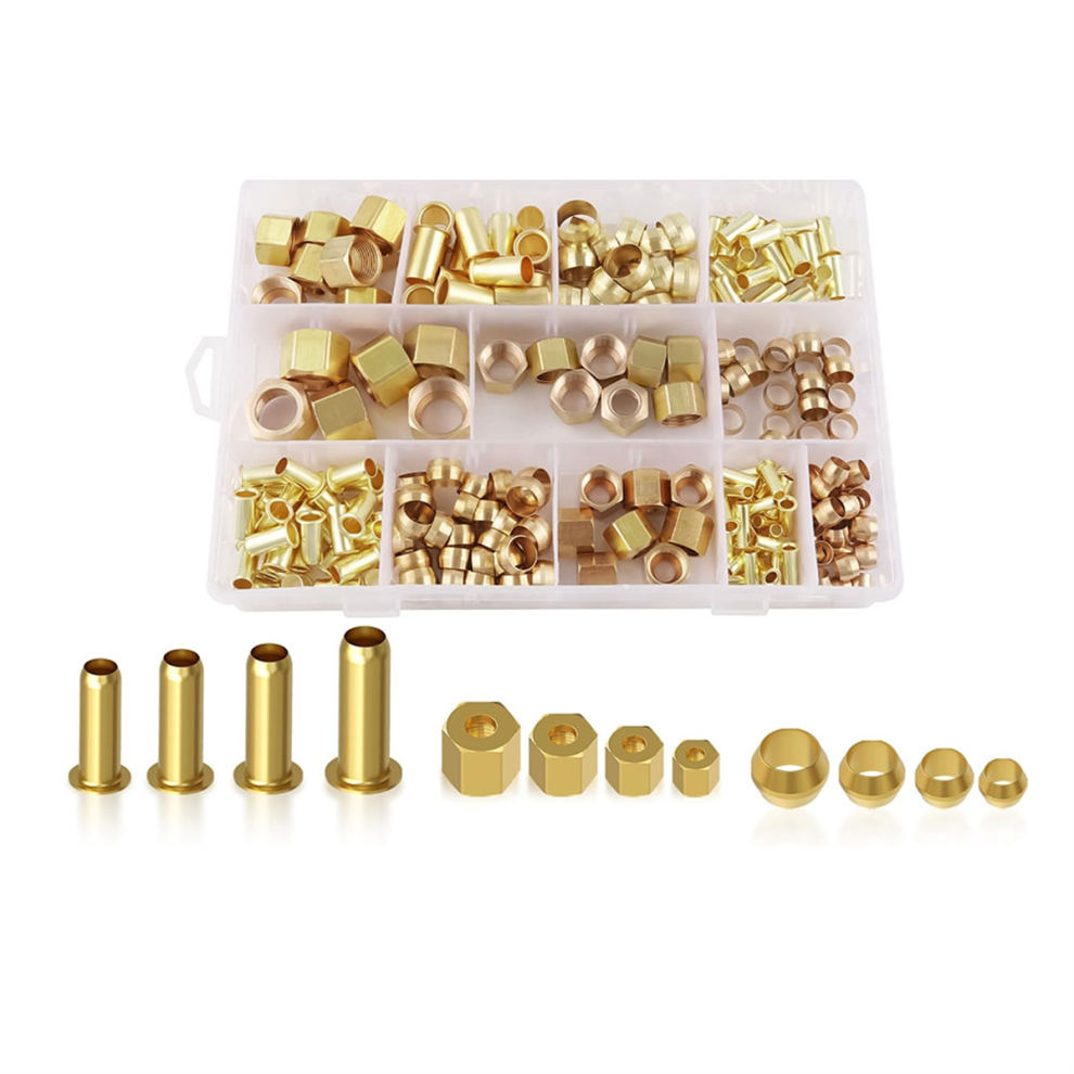 220Pcs Compression Fittings Assortment Kit 4851267480663