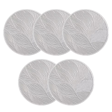 Round Coasters Heat- Coasters Non-slip Protective Mat A