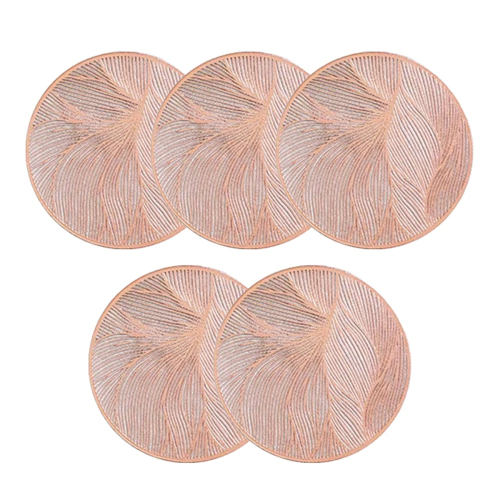 Round Coasters Heat- Coasters Non-slip Protective Mat C