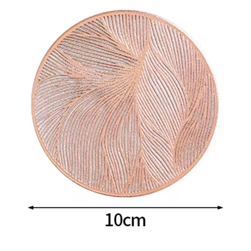 Round Coasters Heat- Coasters Non-slip Protective Mat C 2