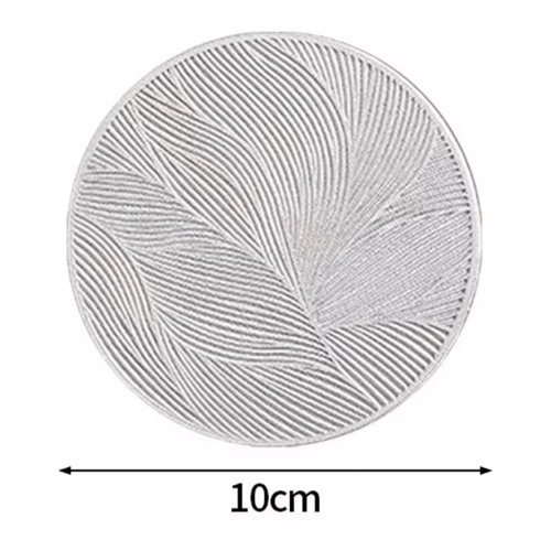 Round Coasters Heat- Coasters Non-slip Protective Mat C 1
