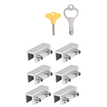 6 Sets Window Lock, for Sliding Window and Sliding Doors