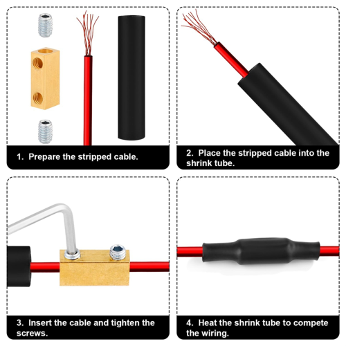 8 AWG Wire Connectors,20Amp Wire Splicing Kit 1