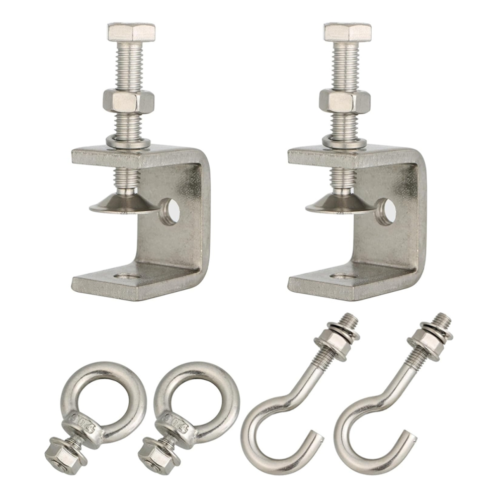 Stainless Steel Small C Clamp with Ring, C Clamp