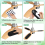 10 Pcs Ceiling Fan Blade Filters-Activated Coconut Carbon 3