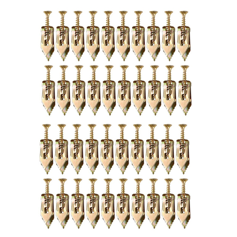 Upgraded Self-Drilling Anchors Screws, Drywall Anchors and Screws Kit
