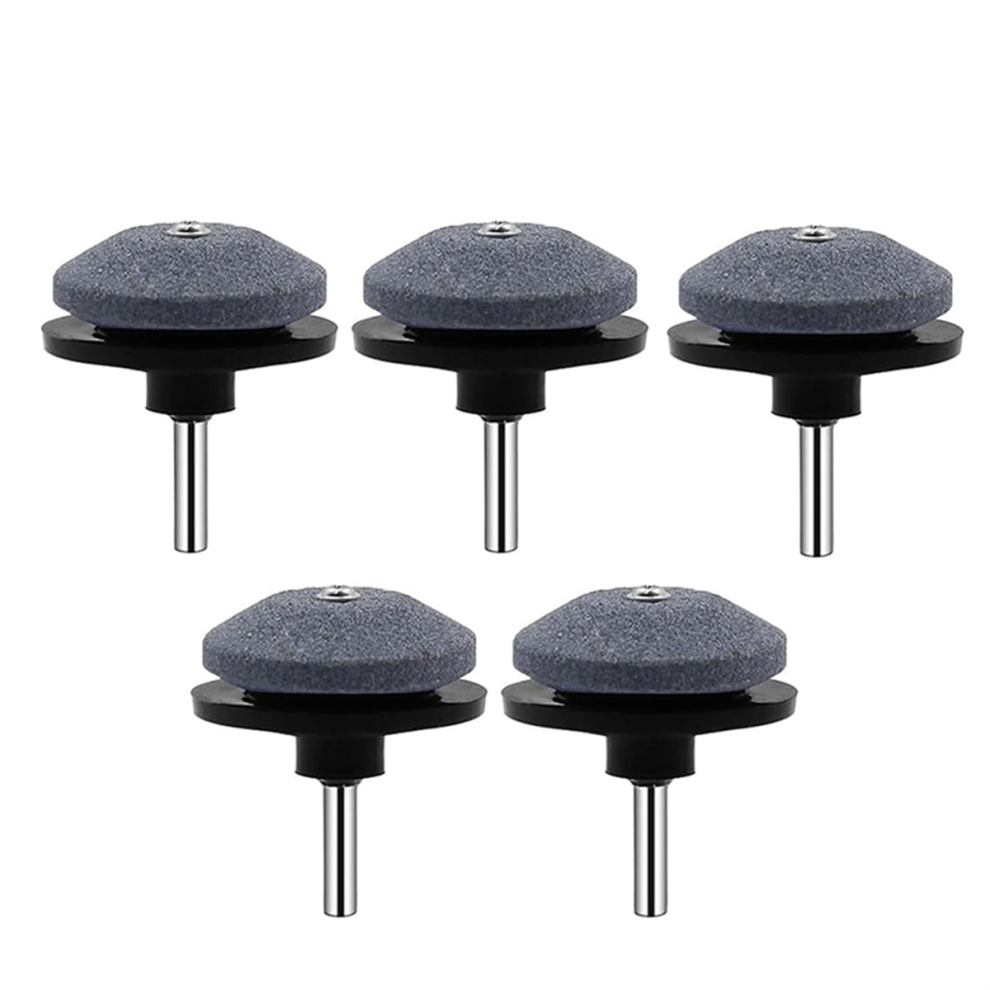 5Pcs Lawnmower Dull Blade Sharpener, Lawn Mower Blade Sharpener Black 4851267490365