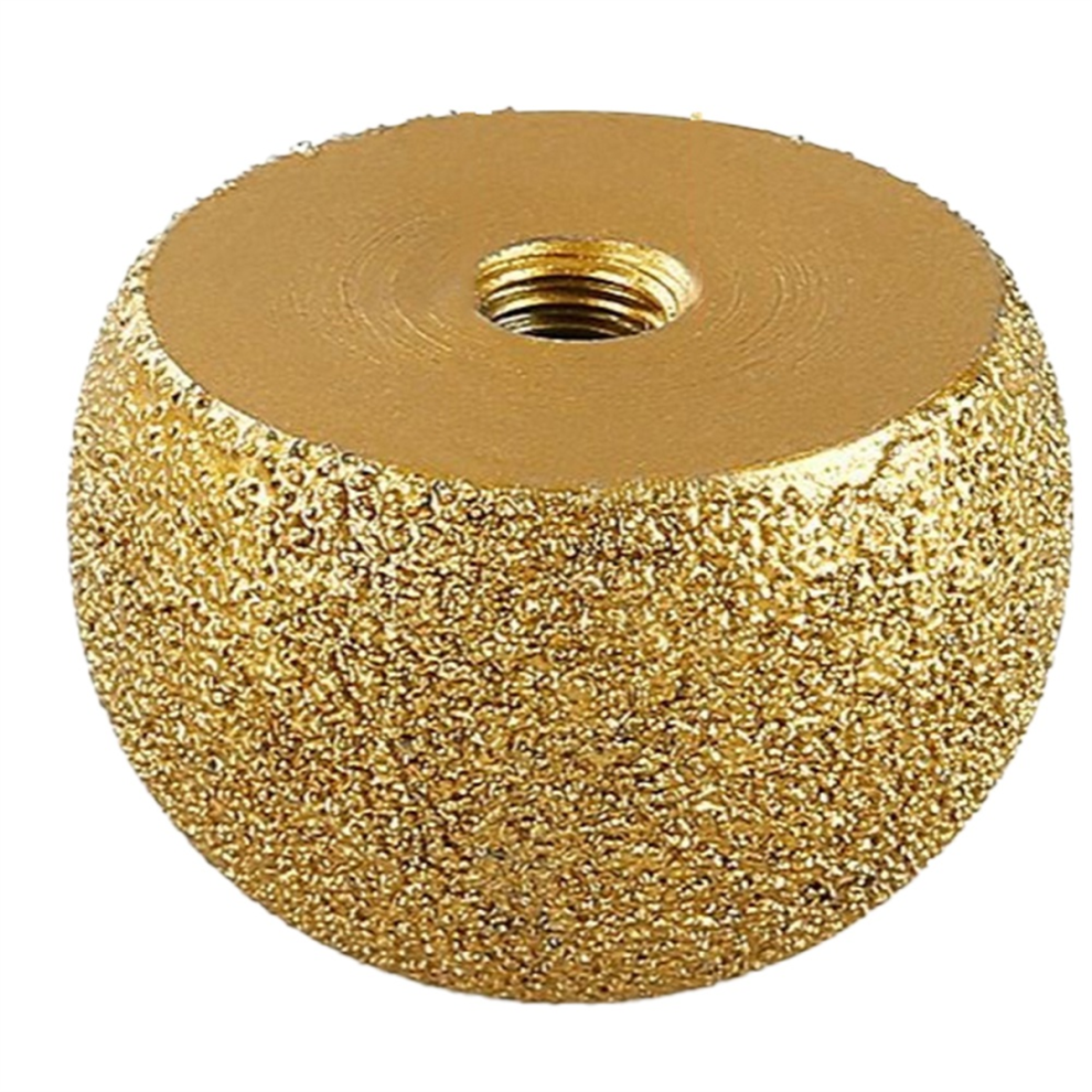 Brazing Diamond Mushroom Polishing Cone Pebble Cobblestone Tools 40mm