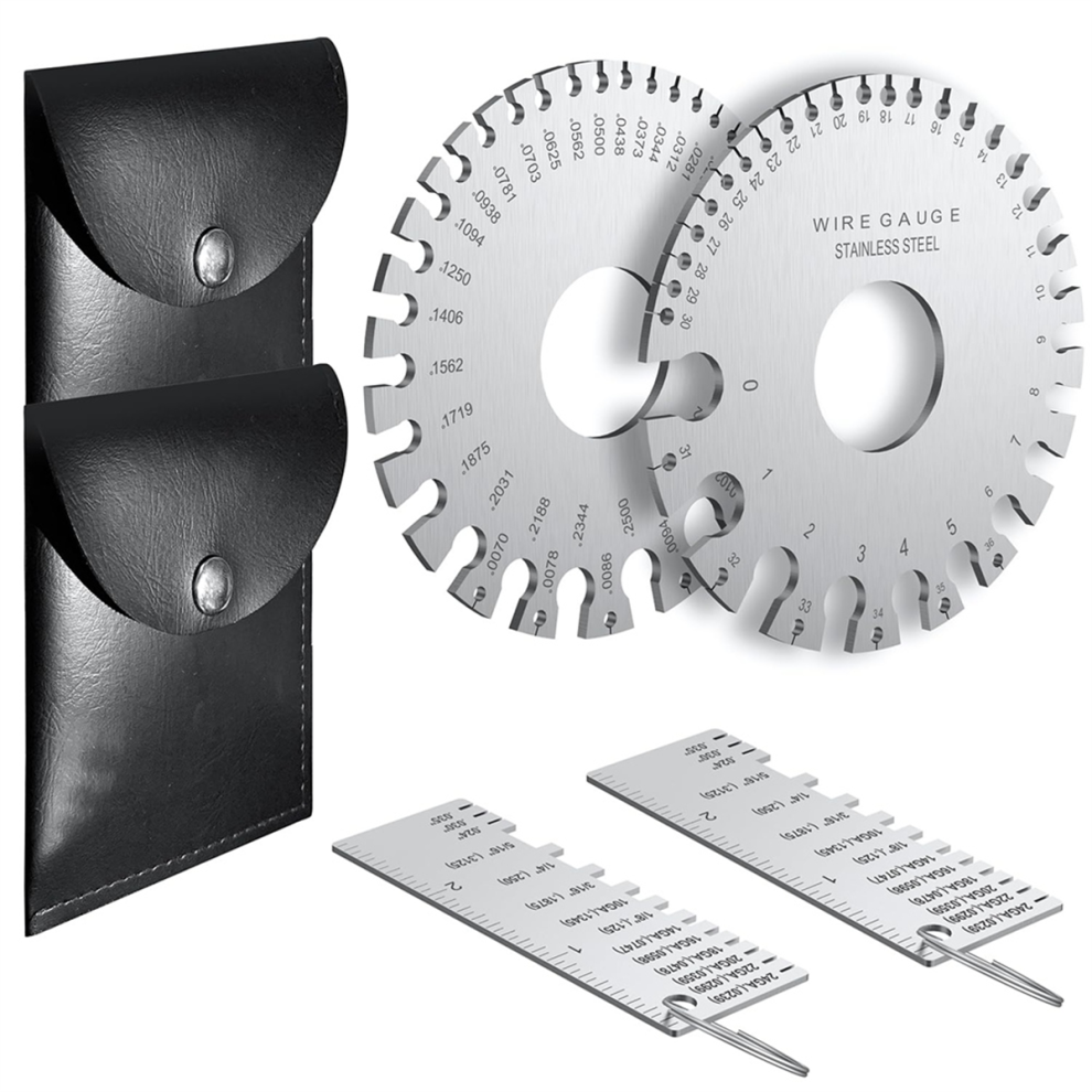 Professional Wire Gauge Measuring Tool, Metal Gauge Thickness Tool B 4851267493786