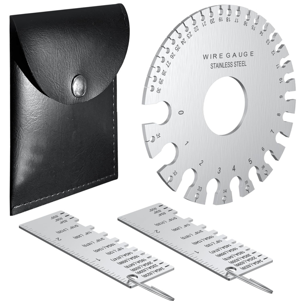 Professional Wire Gauge Measuring Tool, Metal Gauge Thickness Tool A 4851267493779