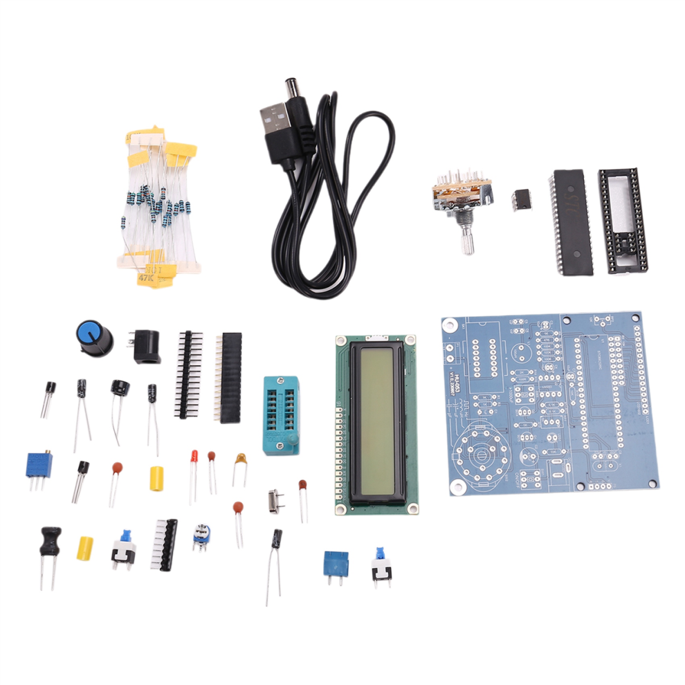Dc5v Lcd Frequency Meter Usb Transistor Tester Diy Kits 4851267497340
