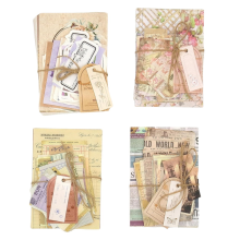 Scrapbook Paper, 400 Sheets of Journaling Supplies for Vintage Crafts