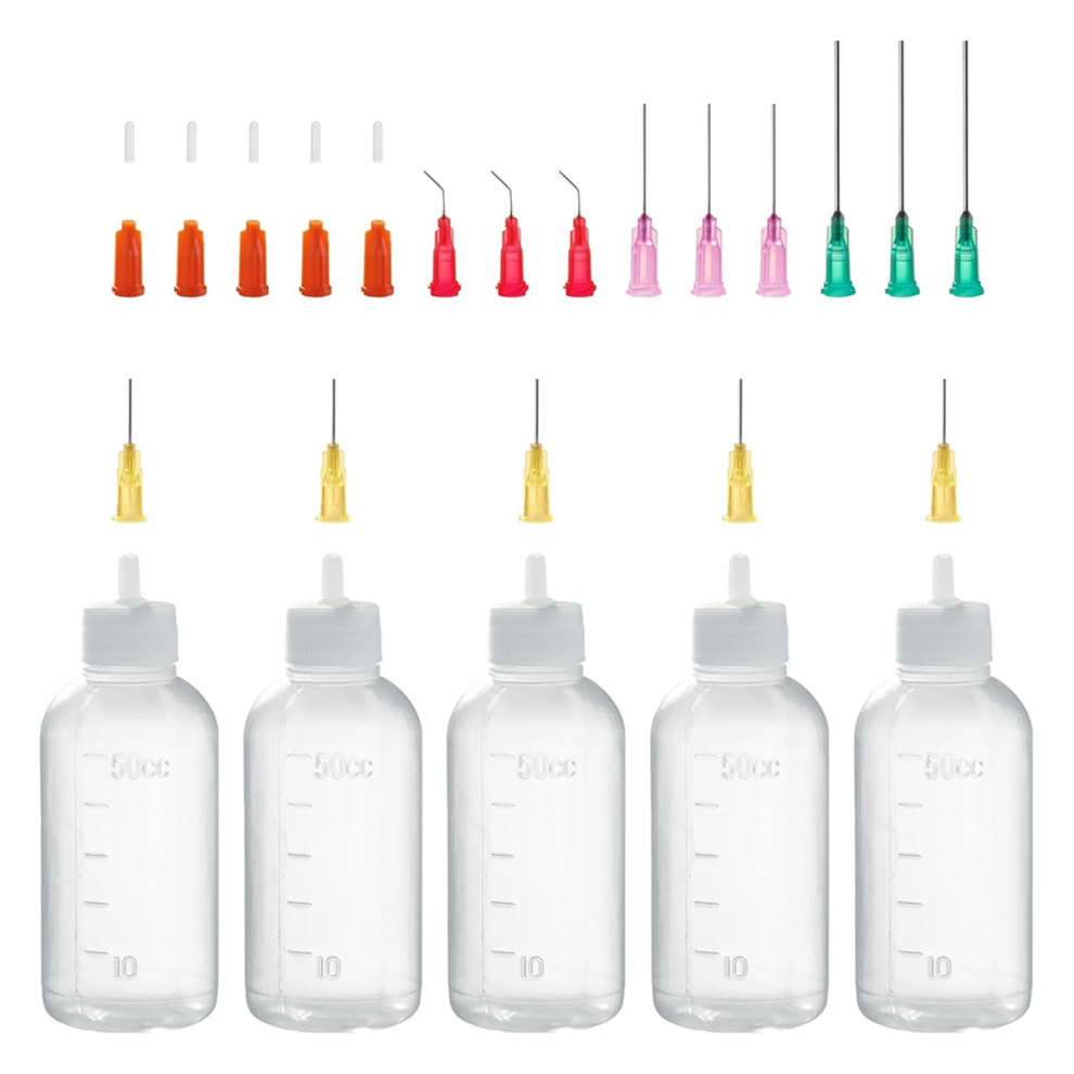 50Ml Precision Tip Applicator Bottle,Blunt Tip Needle And Cap 4851267495513