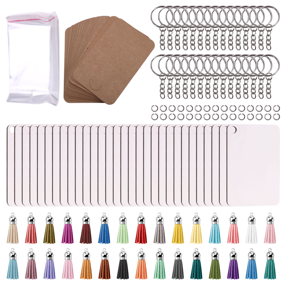 Sublimation keychain bulk, rectangular sublimation blanks