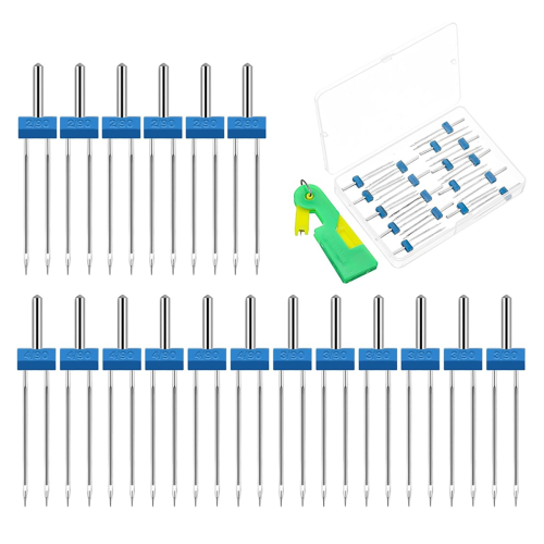 18Pcs Twin Needles for Sewing Machine