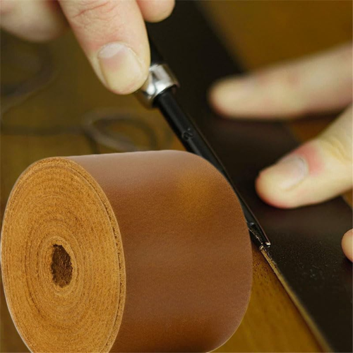 2in Wide Flat Leather Straps for Crafts,brown 2