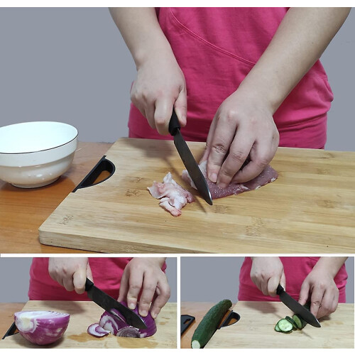 Kitchen Ceramic Knife Set Professional Knife With Sheaths, Super Sharp Rust Proo 2