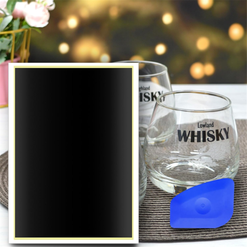 4PCS Laser Engraving Marking Paper Black Marking Paper 1