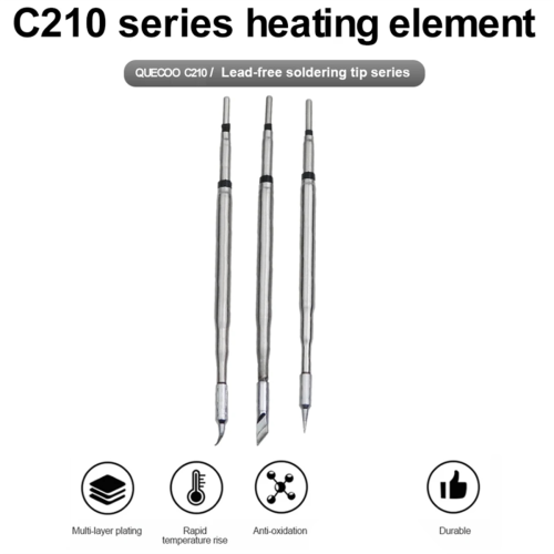 C210 Series Integrated Soldering Iron Tips and Heating Core for C210 2