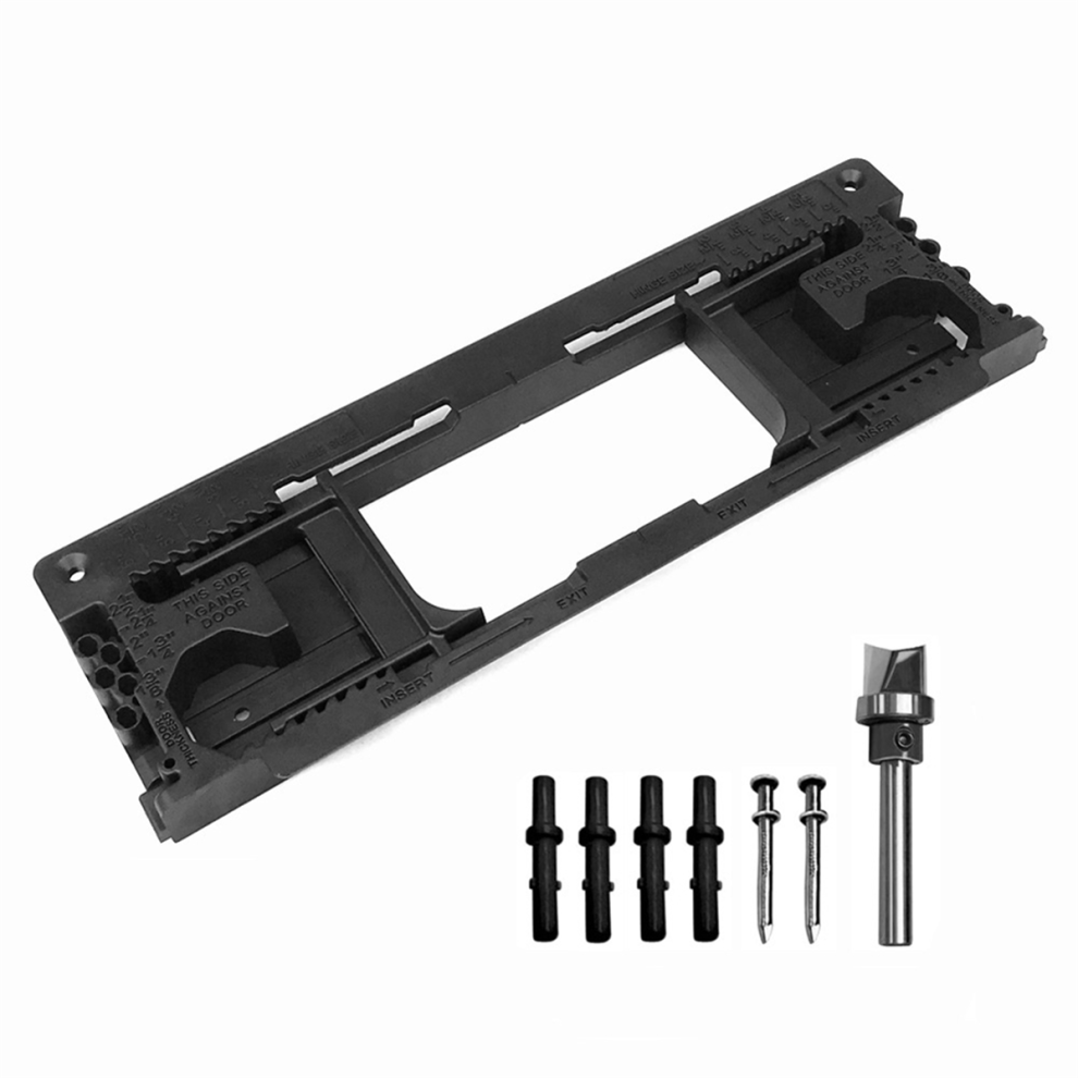 Door Hinge Jig, Door Hinge Template With 8 Hinge Sizes 4851267402481