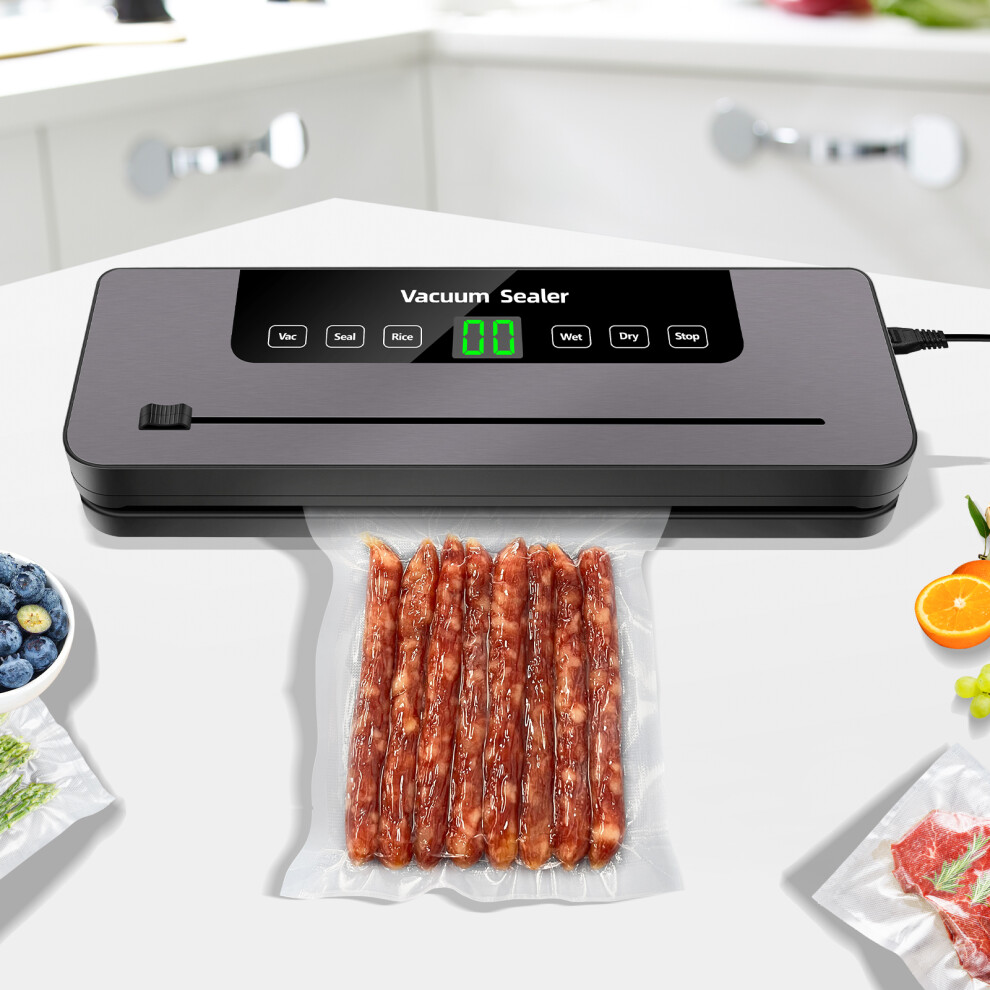 Vacuum Sealer Food Vacuum Sealer Machine for Dry Food Vacuum Sealing Machine with 10pcs Seal Bags